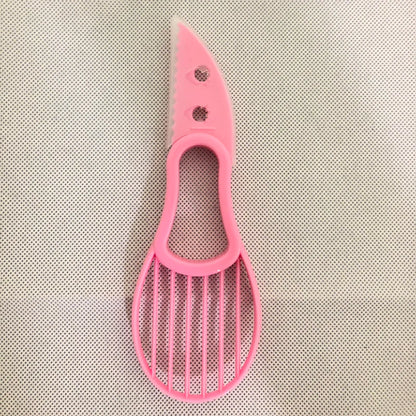 3 in 1 Avocado Slicer Shea Corer Butter Fruit Peeler Cutter Pulp Separator Plastic Knife Kitchen Vegetable Tools Kitchen Gadgets